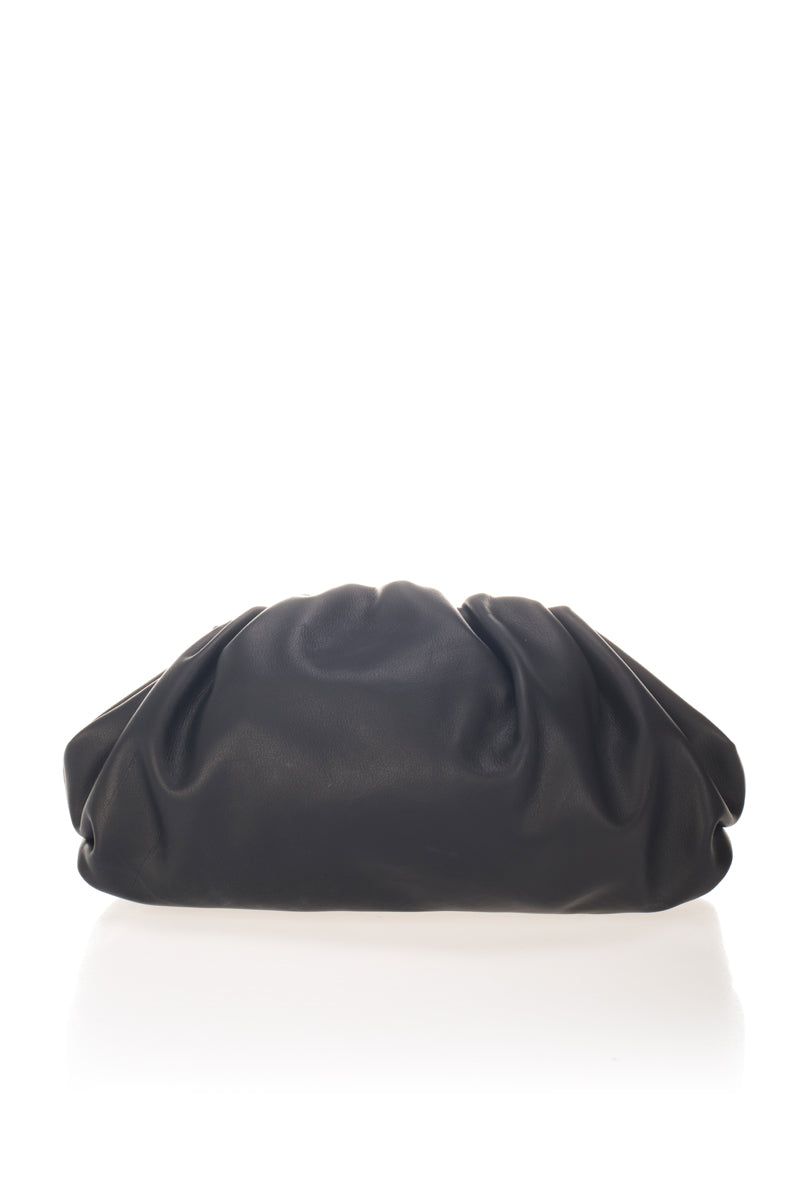 Leather Crossbody Bag 5634 - Black