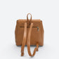 LYRA Leather Backpack - Cuoio