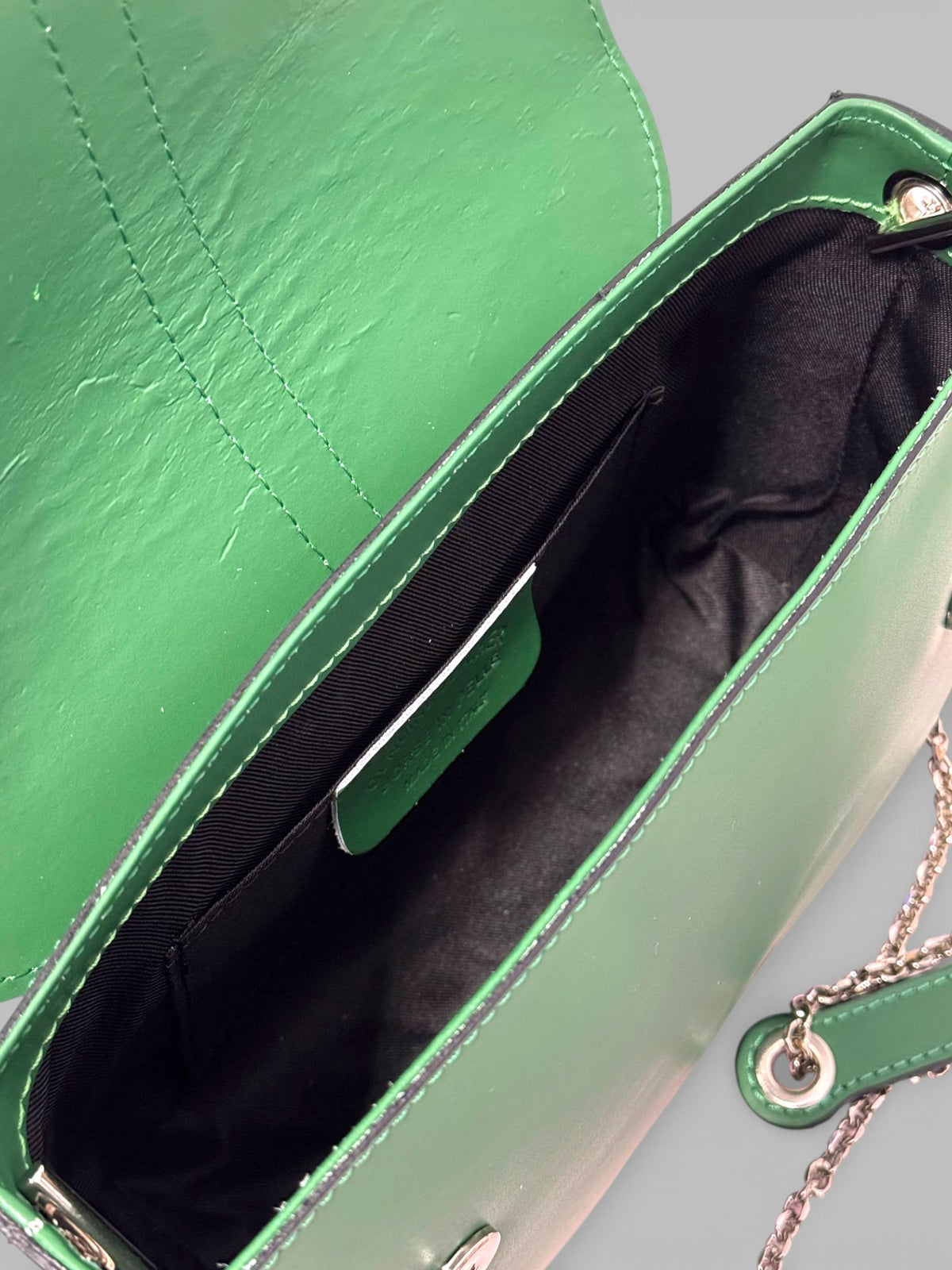 Leather Top Handle Bag 3521 - Mela