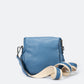 Leather Crossbody Bag 1171 - Blue