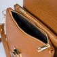 NORAH Leather Crossbody Bag - Cognac