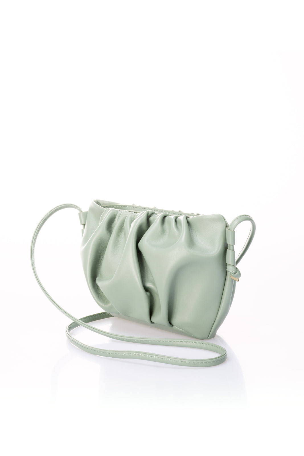 Leather Crossbody Bag 4649 - Mint