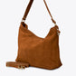 LEONIE Leather Shoulder Bag - Cognac