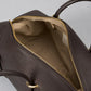 LIORA Leather Shoulder Bag - Dark Brown