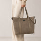 MYRA Leather Tote Bag - Fango