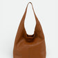 NADIA Leather Top Handle Bag - Cognac