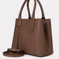 RACHELE Leather Top Handle Bag - Brown