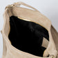 LEONIE Leather Shoulder Bag - Taupe