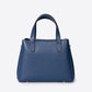 EMILY Leather Top Handle Bag - Blue