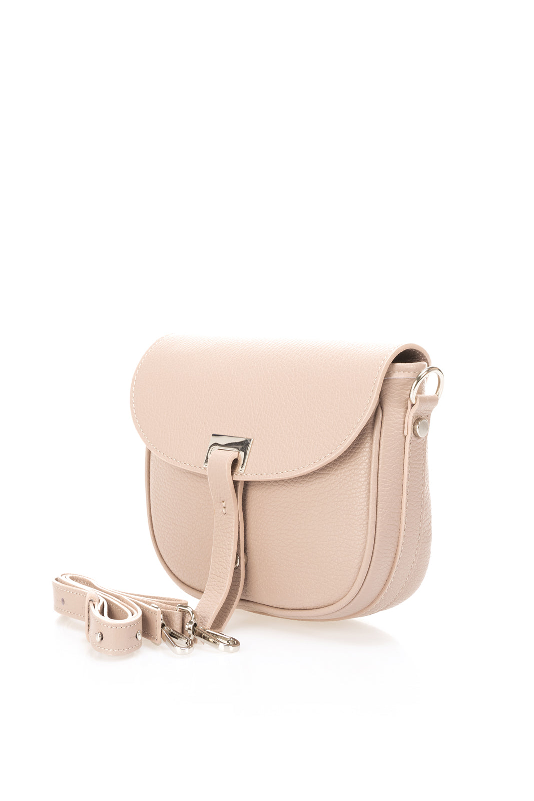 Leather Crossbody Bag 1106 - Cipria