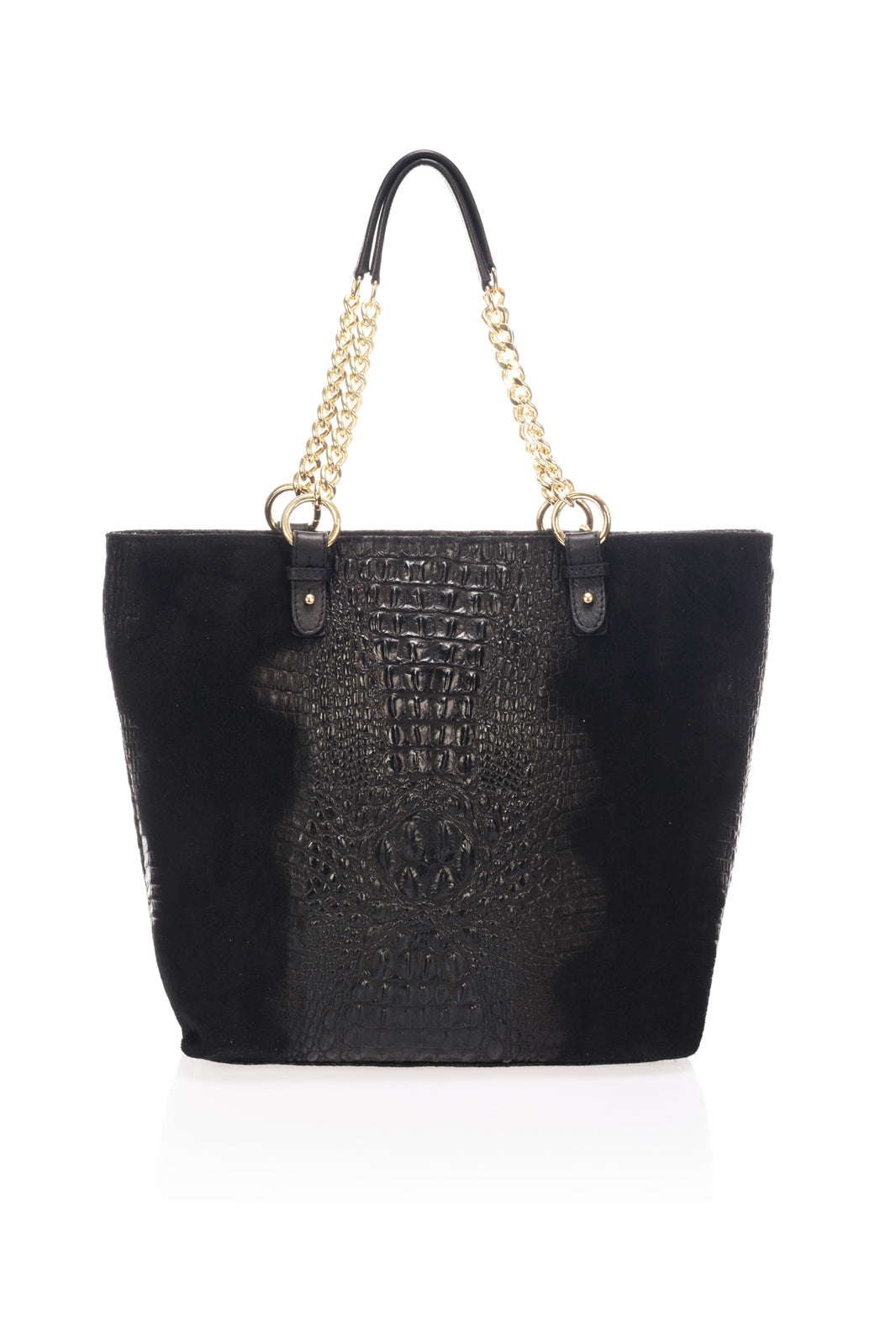 Leather Crossbody Bag 1181 - Black