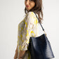 CAPRICE Leather Shoulder Bag - Blue