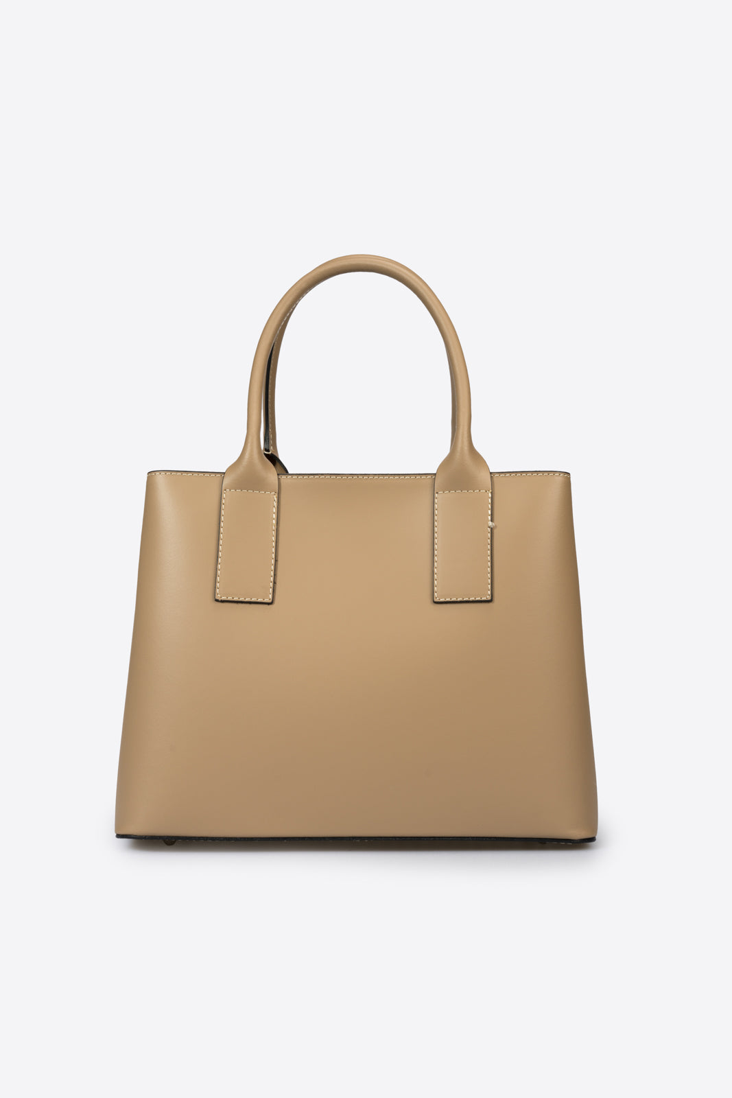 RACHELE Leather Top Handle Bag - Taupe