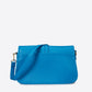 AMALFI Leather Crossbody Bag - Blue