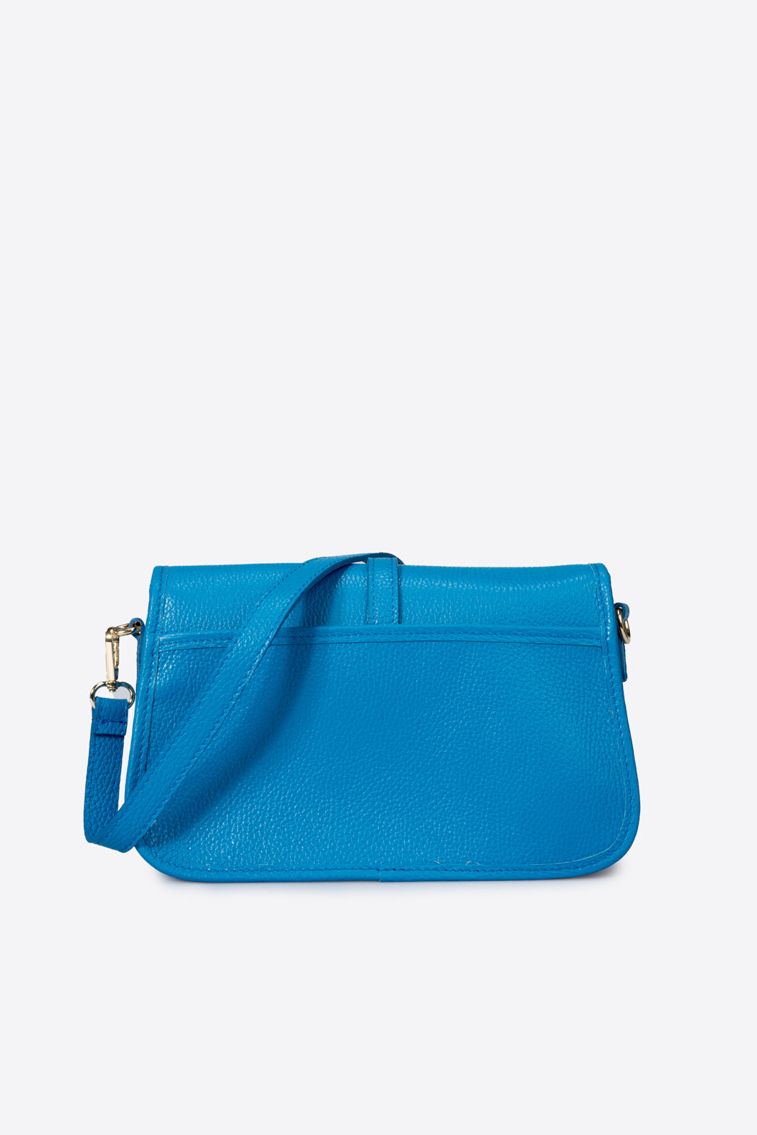 AMALFI Leather Crossbody Bag - Blue