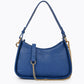ECHO Leather Top Handle Bag - Blue