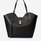 IOLANDA Leather Top Handle Bag - Black