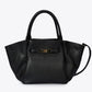 RYAN Leather Top Handle Bag - Black
