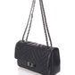 Leather Crossbody Bag SC19032 - Black