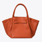 RYAN Leather Top Handle Bag - Cognac