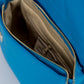 AMALFI Leather Crossbody Bag - Blue