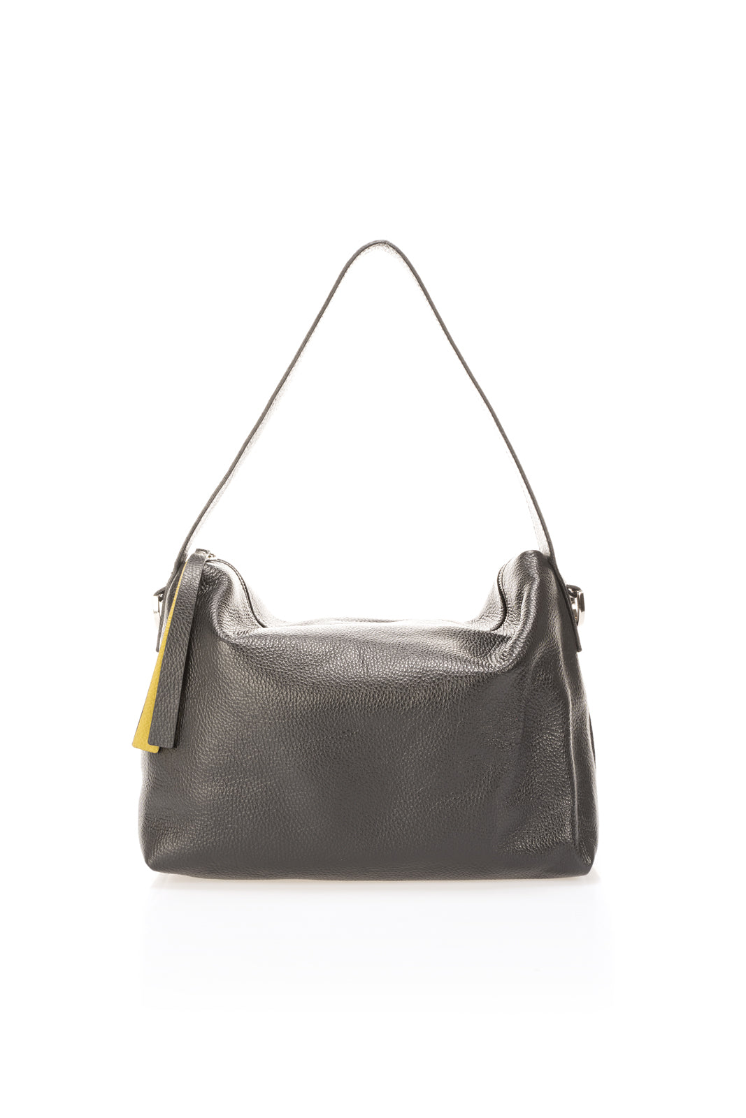 Leather Backpack 1076 - Black+Pistachio