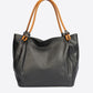VINNIE Leather Shoulder Bag - Nero