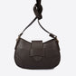 MARLENE Leather Crossbody Bag - Brown
