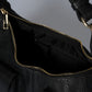 LOUISE Leather Top Handle Bag - Black