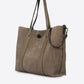 MYRA Leather Tote Bag - Fango