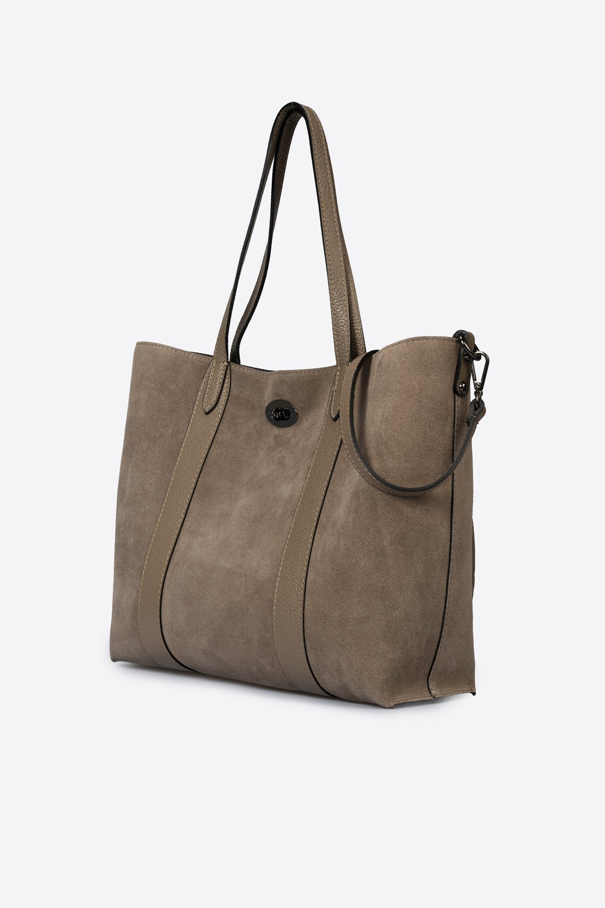 MYRA Leather Tote Bag - Fango