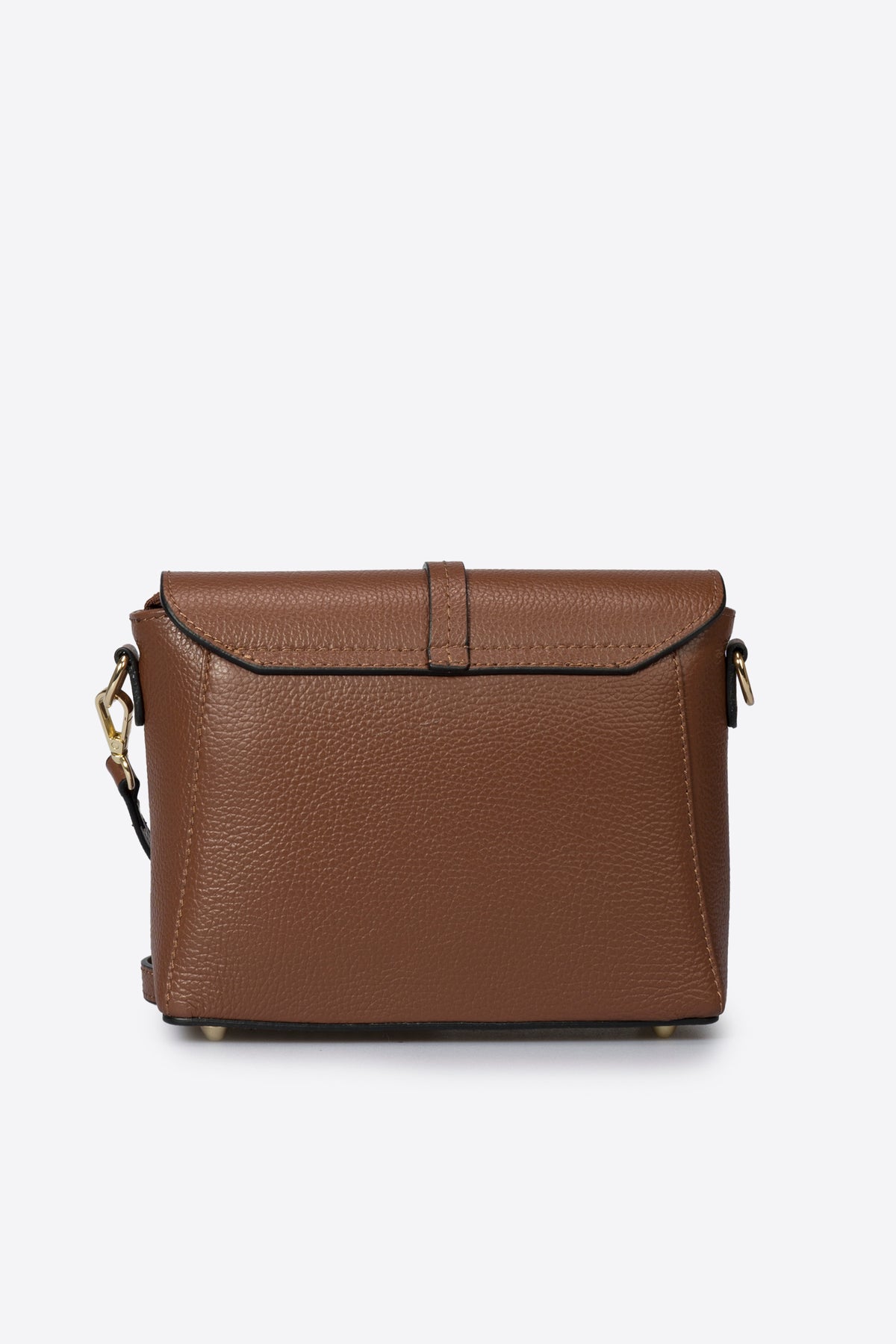 ADORE Leather Crossbody Bag - Brown