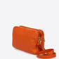 Leather Crossbody Bag 4022 - Arancio