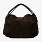 NOEMIE Leather Top Handle Bag - Brown