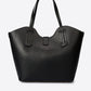IOLANDA Leather Top Handle Bag - Black