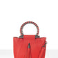 Leather Shoulder Bag 2257 - Red