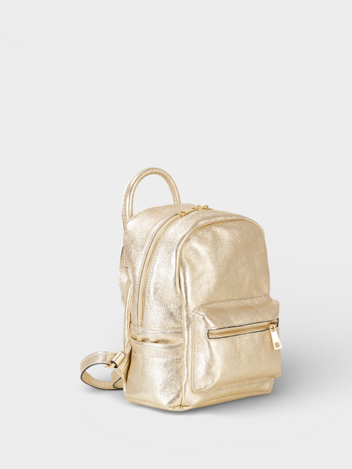 Leather Backpack 1205 - Platino