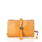 Leather Crossbody Bag 3674 - Camel