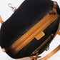 NIOBE Leather Tote Bag - Cognac Winter