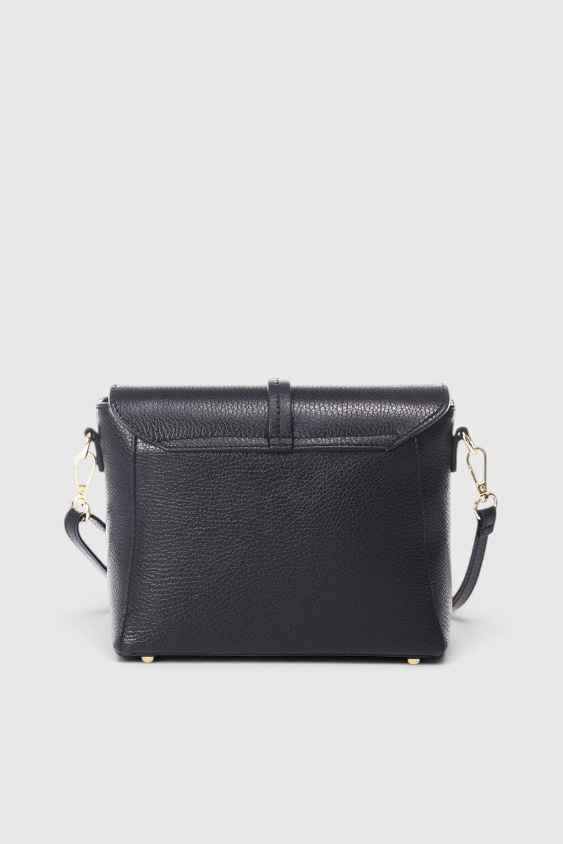 ADORE Leather Crossbody Bag - Black