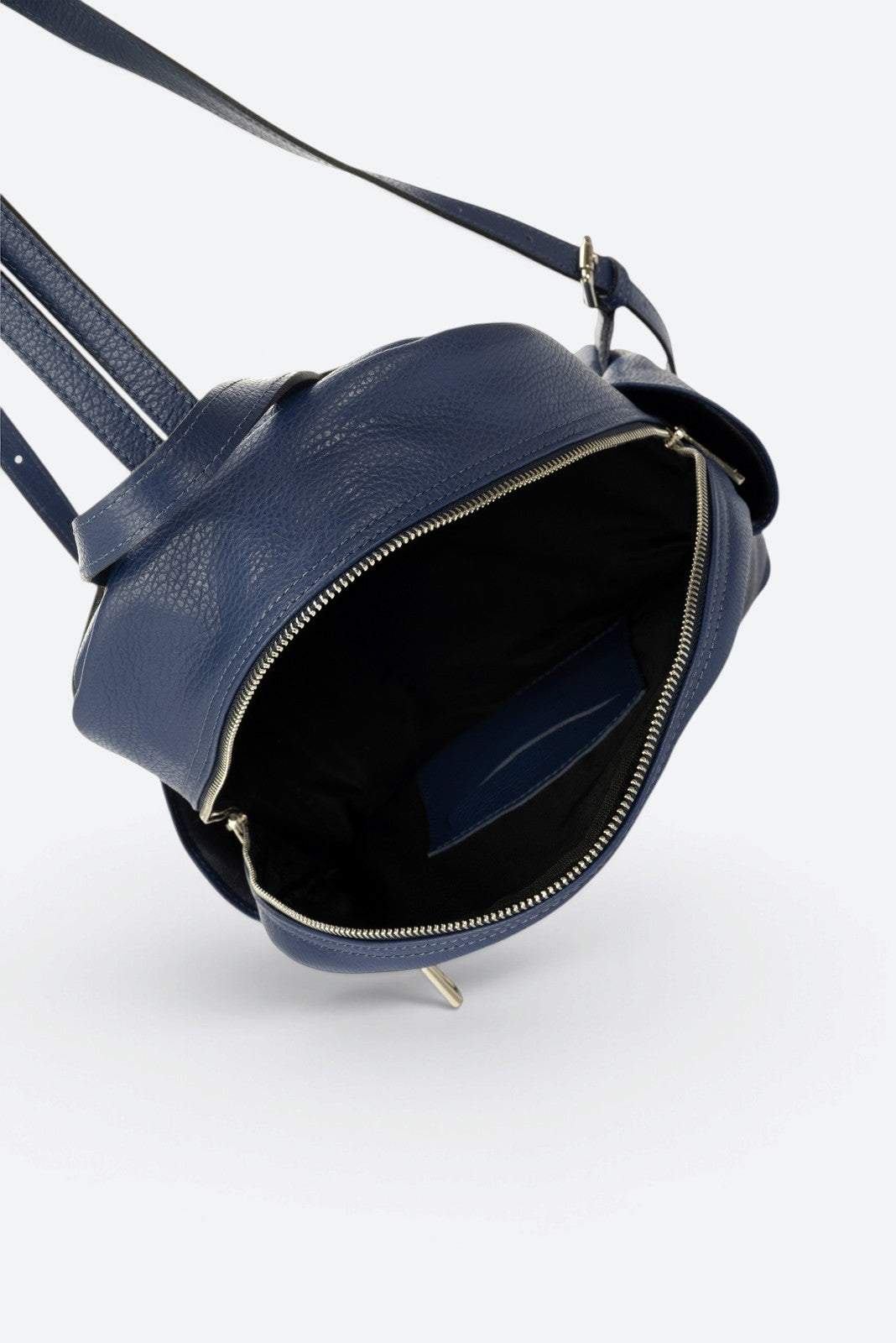 MALIKA Leather Backpack - Blue