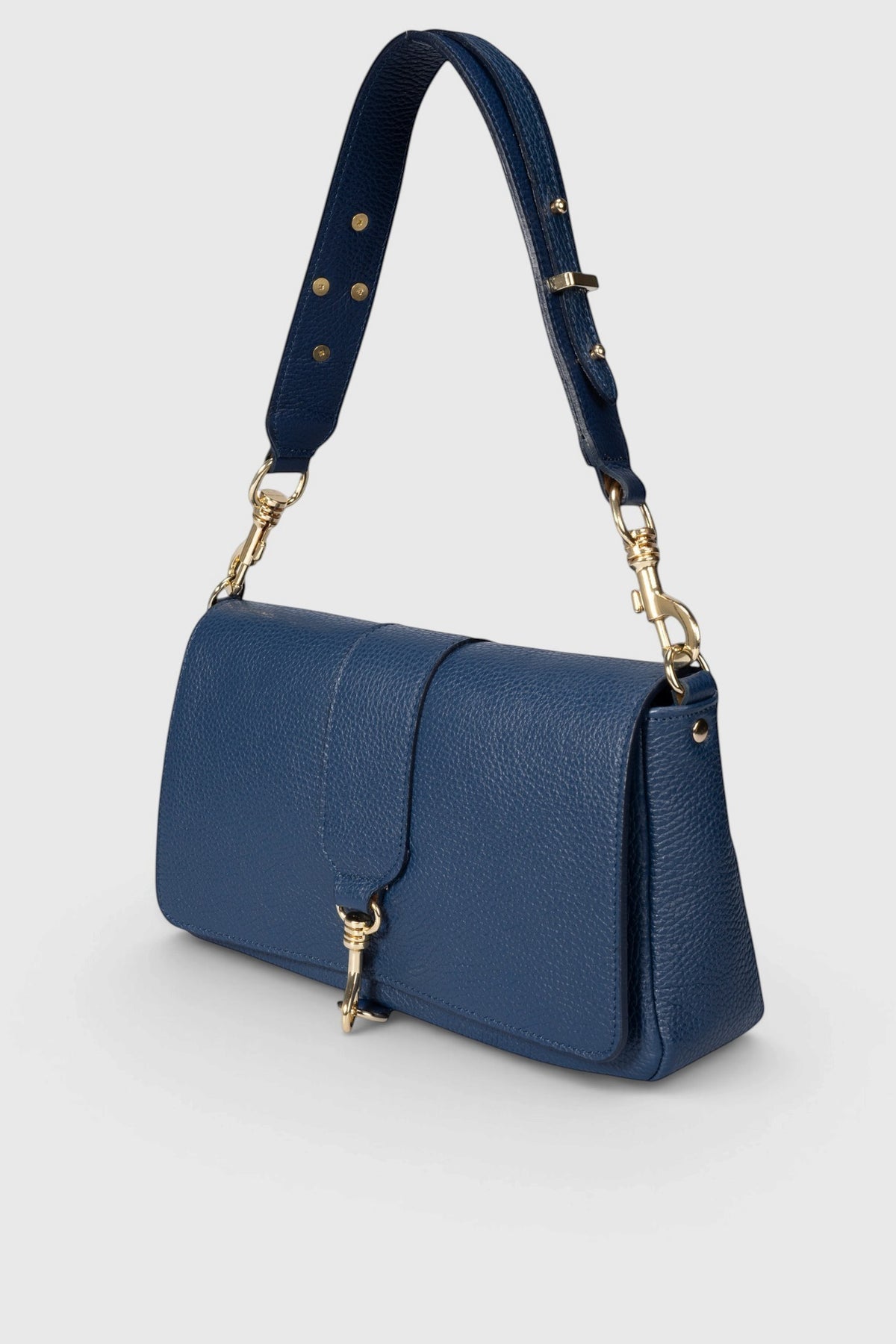 JULES Leather Crossbody Bag - Blue