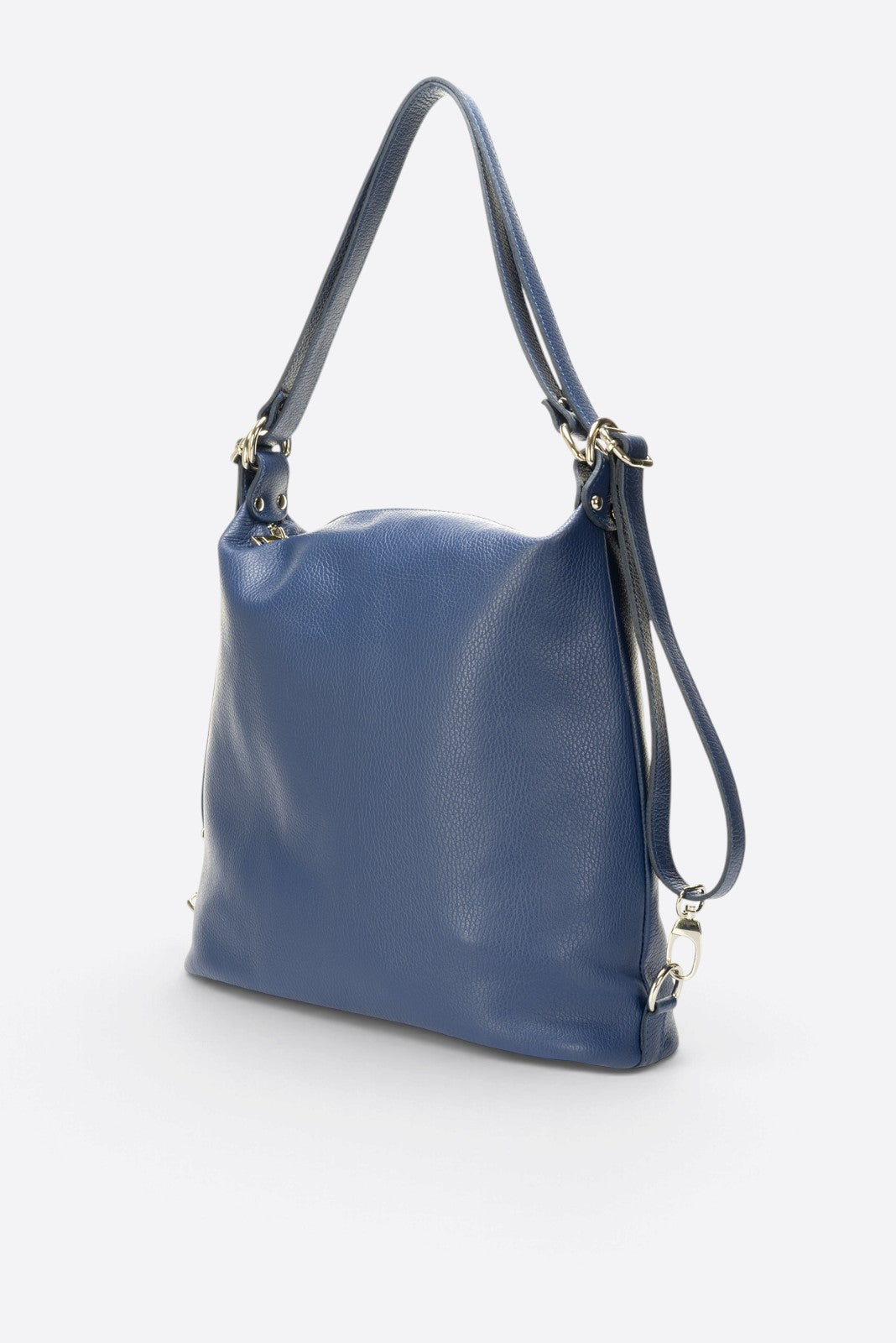 CORDELIA Leather Backpack - Blue