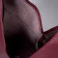 ZELDA Leather Top Handle Bag - Bordo