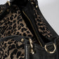 Leather Top Handle Bag 4012 - Black