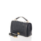 ERIS Leather Crossbody Bag - Black