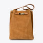 TERRY Leather Shoulder Bag - Cognac