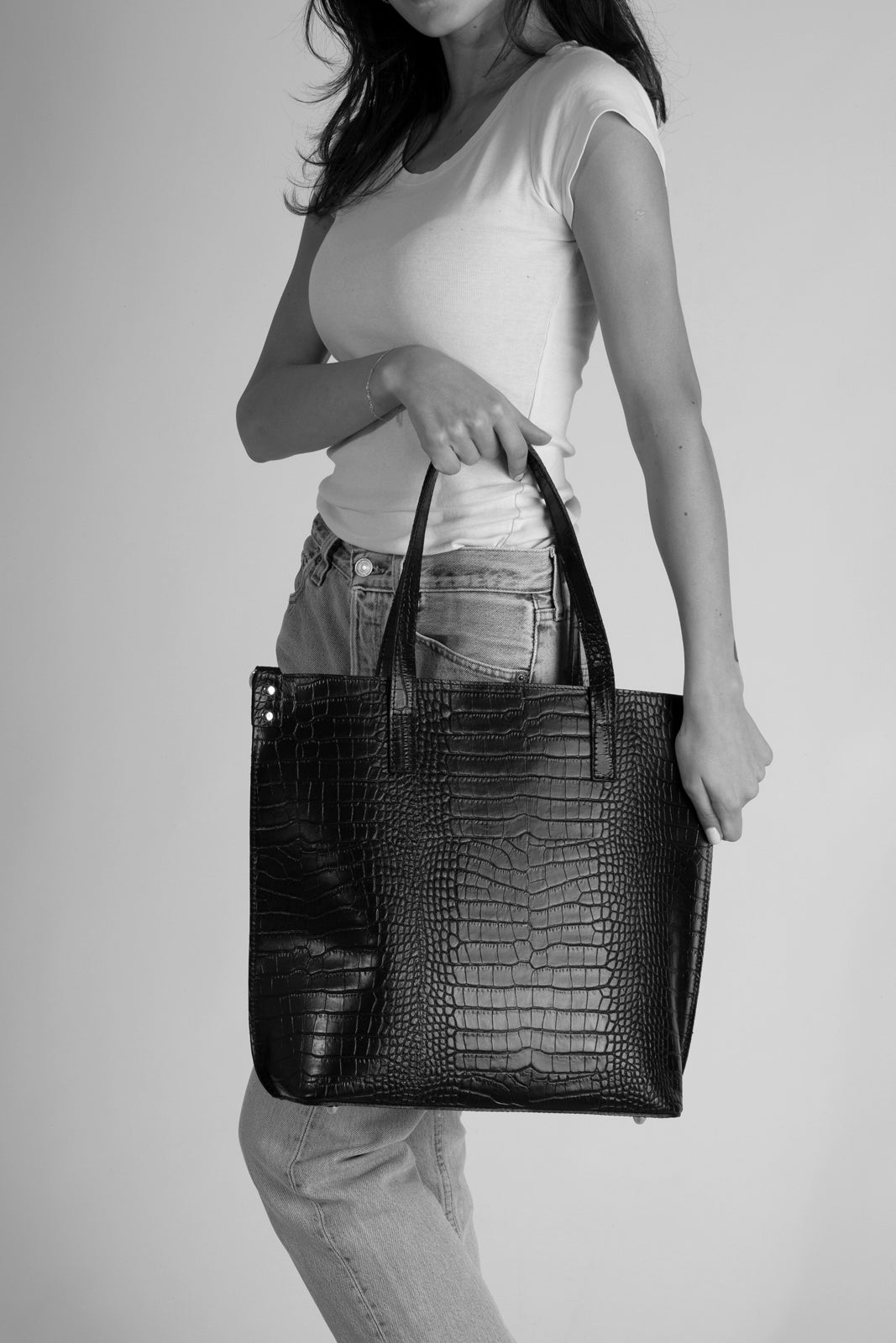 BRENDA Leather Shoulder Bag - Bordo