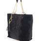 Leather Crossbody Bag 1181 - Black