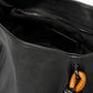 VINNIE Leather Shoulder Bag - Nero